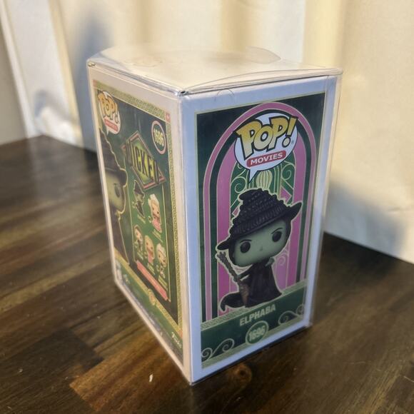 Funko POP Movies: Elphaba - Wicked - 1696- BOX IS IN A PROJECTIVE OUTTER CASE - Picture 7 of 9